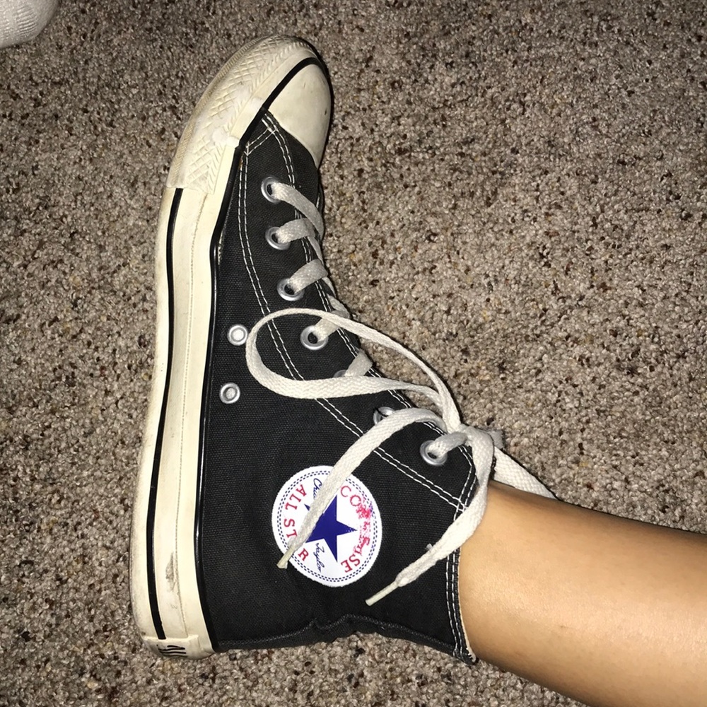 Black High Top Converse